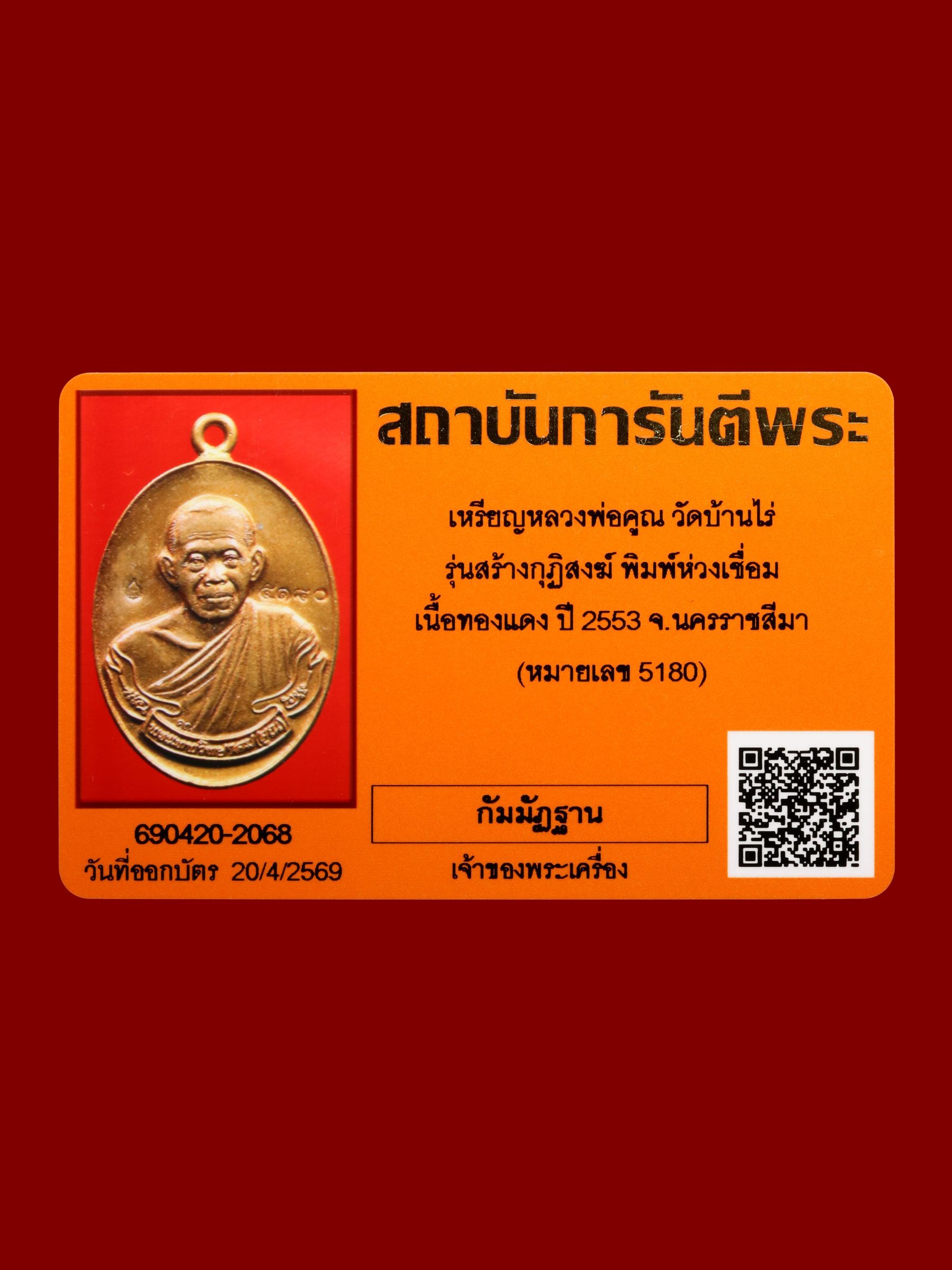 เหรียญหลวงพ่อคูณ วัดบ้านไร่ รูปที่ 4